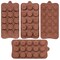 JOERSH Silicone Chocolate Molds for Fat Bombs Snacks &#x26; Truffles, 4PCS Flower Shape Silicone Molds Caramel Hard Candy Mold (11 Different Flowers)